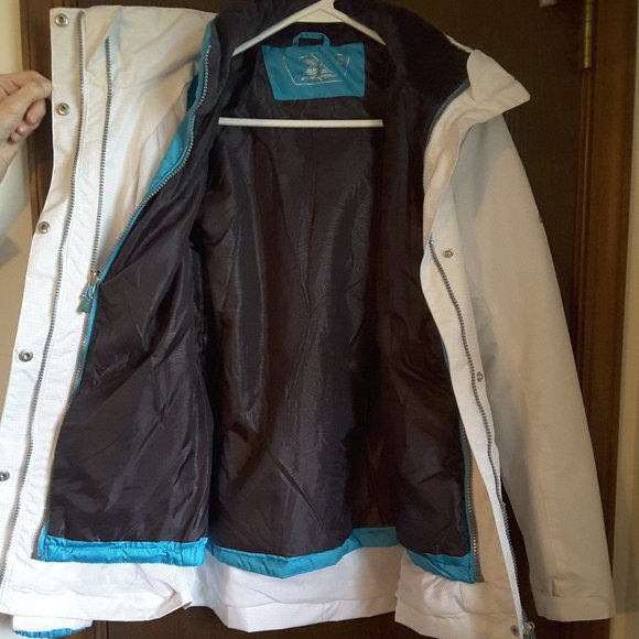ZeroXPosur Insulated 3 in 1 Jacket Women's  M Lined Hooded White - Picture 3 of 12